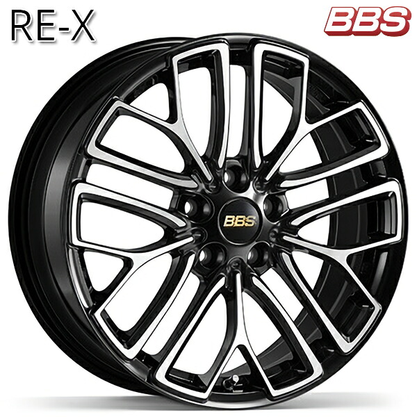 21インチ 9.0J 5H114.3 +38 BBS RE-X 【RE-X002】 ブラックダイヤカット（BKD） アルミホイール単品 4本（1台分）送料無料