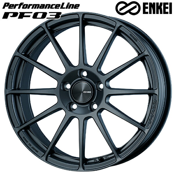 通信販売 16インチ 6.5J 5H114.3 +45 ENKEI パフォーマンスライン PF03