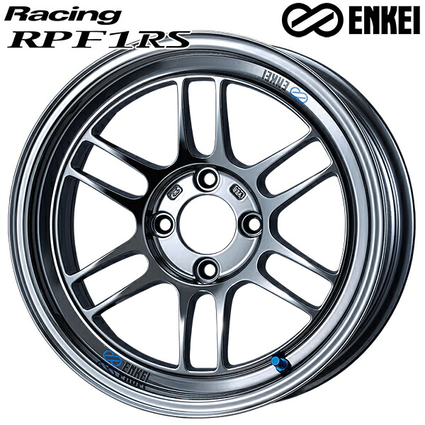 15インチ 8.0J 4H100 +28 ENKEI エンケイ レーシング RPF1RS SBC アルミホイール単品 1本 4本以上送料無料