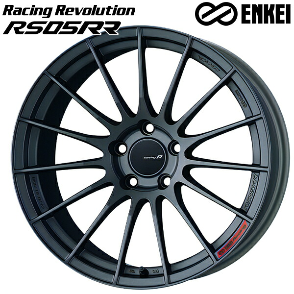 20インチ 9.5J 5H112 +50 ENKEI エンケイ レーシングレボリューション RS05RR マットダークガンメタ アルミホイール単品 1本 4本以上送料無料