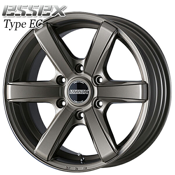 20インチ 8.5J 6H139.7 +18 ESSEX エセックス タイプ EC セミグロスブロンズ アルミホイール単品 4本（1台分）送料無料