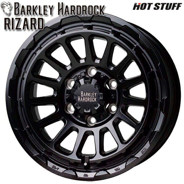 20インチ 8.5J 6H139.7 +55 HotStuff ホットスタッフ バークレイハードロック リザード GB アルミホイール単品 4本（1台分）送料無料