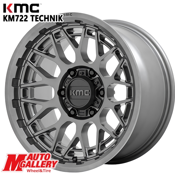 17インチ 数量限定 8 5j 6h139 7 18 Kmc Km722 アルミホイール単品 1本 4本以上送料無料 Anthracite Technik