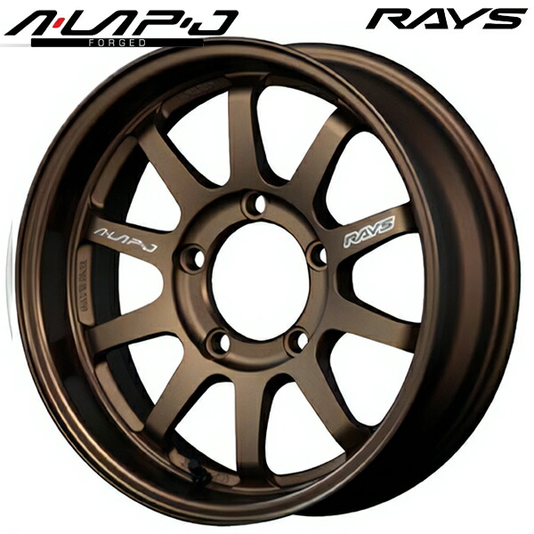 RAYS A-LAP-J ジムニー・シエラ16インチジオランダーX-AT195R RAYS レイズ A-LAP-J 16インチ 6.0J ブラックリムDC エーラップ