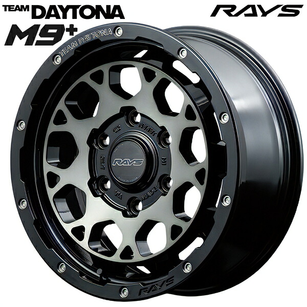 16インチ 7.0J 5H114.3 +37 RAYS レイズ チームデイトナ M9+ BEL アルミホイール単品 4本（1台分）送料無料