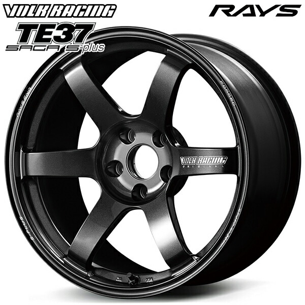 17インチ 7.5J 5H100 +44 RAYS レイズ ボルクレーシング TE37 SAGA S-plus MM(ダイヤモンドダークガンメタ) アルミホイール単品 1本 4本以上送料無料 |エムオートギャラリー