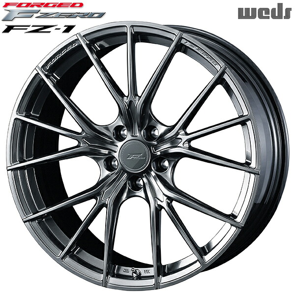 18インチ 8.0J 5H114.3 +45 Weds 鍛造 F ZERO FZ-1 ダイヤモンドブラック アルミホイール単品 4本(1台分) 送料無料 |エムオートギャラリー