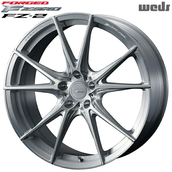 19インチ 8.0J 5H114.3 +48 Weds 鍛造 F ZERO FZ-2 ブラッシュド アルミホイール単品 1本 4本以上送料無料