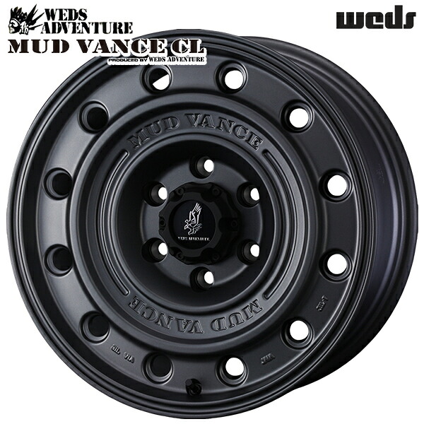 ウェッズ マッドヴァンスCL 18インチ 8.5J 6H139.7 +50 MAT GRAY(マットグレイ) アルミホイール単品 4本(1台分)送料無料 ※個人宅配送不可※ |エムオートギャラリー