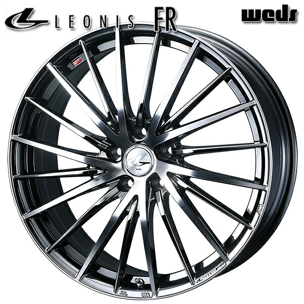 20インチ 8.0J 5H114.3 +35 Weds ウェッズ レオニス FR BMCMC（ブラックメタルコート ミラーカット） アルミホイール単品 1本 4本以上送料無料 ｜エムオートギャラリー