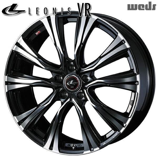 16インチ 6.5J 5H114.3 +40 Weds ウェッズ レオニス VR PBMC(パールブラック/ミラーカット) アルミホイール単品 1本 4本以上送料無料 |エムオートギャラリー