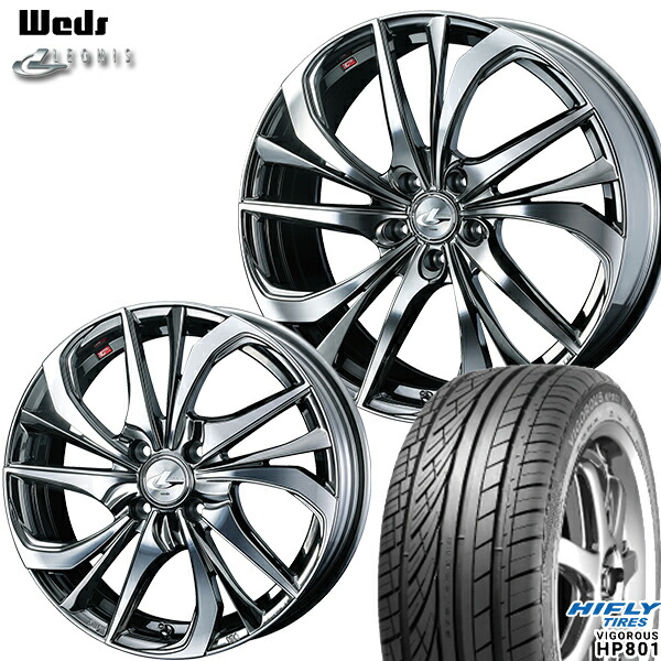 Te Hp801 ホイールセット レオニス ウェッズ 新品サマータイヤ 送料無料 エムオートギャラリー225 55