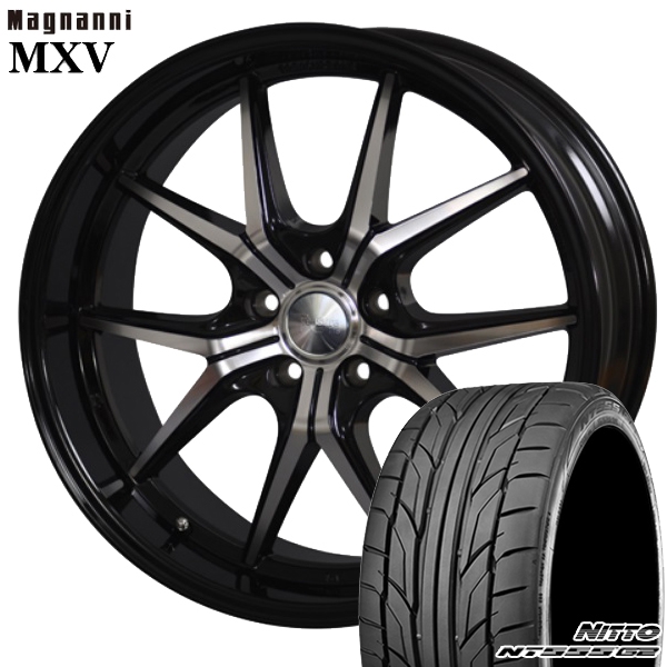 輝い 送料無料 245 45r19インチ マグナーニ Mxv ニットーnitto Nt555g2 新品サマータイヤ ホイールセット 売れ筋ランキングも