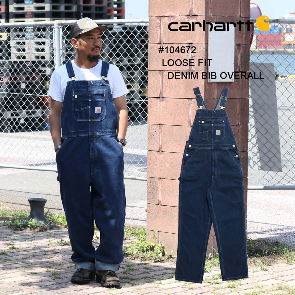 楽天市場】Carhartt カーハート オーバーオール レングス32 ダブルニー 