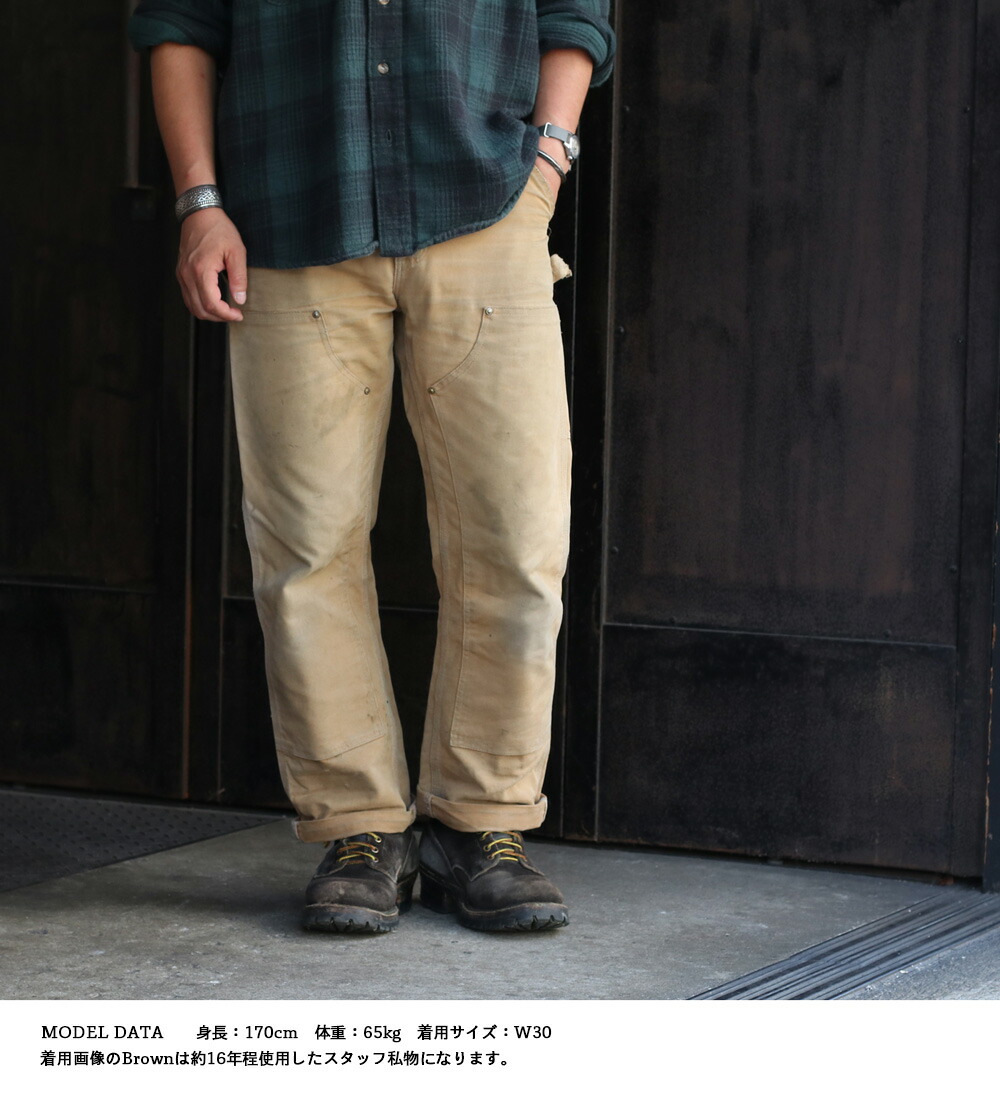 carhartt カーハート ダブルニー フェードペインター パンツ 裾上げ無し Carhartt カーハート #B01 レングス32 ダブルニーダック