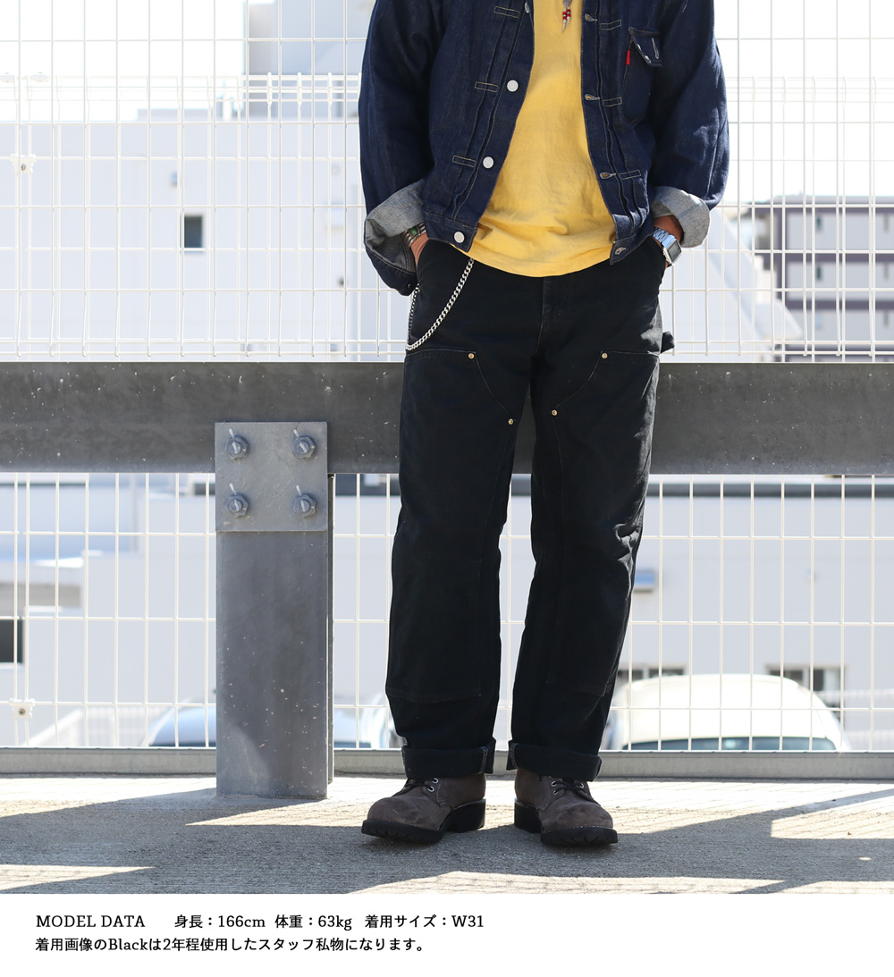 32×32 Carhartt カーハート ダブルニー B01 BLK パンツ 楽天市場】【カーハート Carhartt】B01 Loose Straight Firm