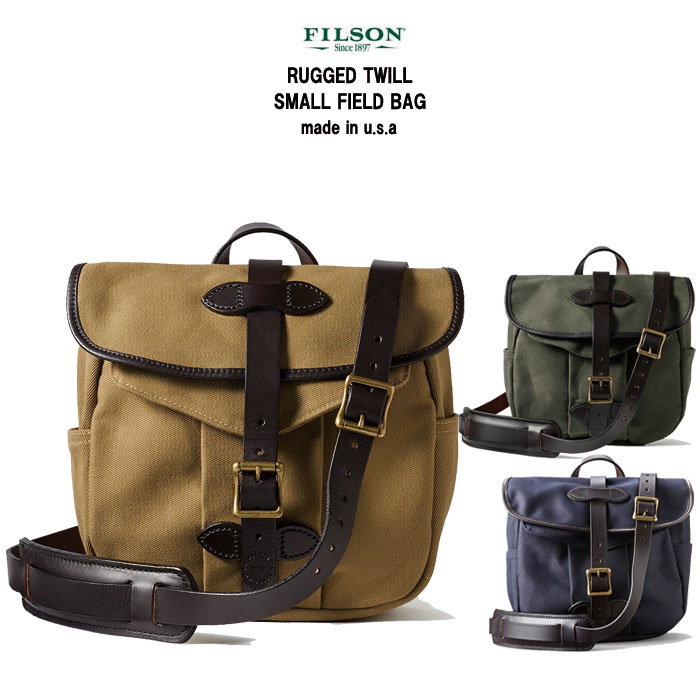 楽天市場 Filson ラギットツイル スモール フィールドバッグ アメリカ製 Small Field Bag ショルダーバッグ 釣り キャンプ レジャー 本革 レザー 登山 Mavazi インポートクロージング