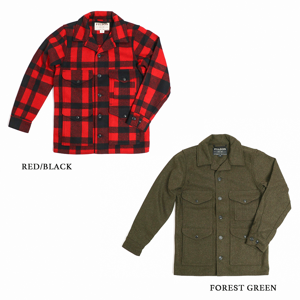 FILSON マッキーノクルーザー ジャケット グリーン ウール 大きめ