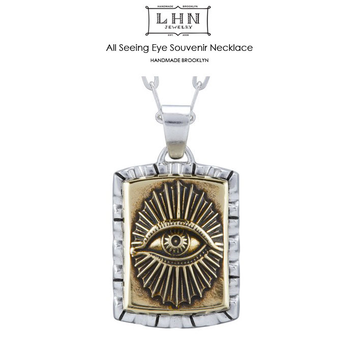 LHN Jewelry エルエッチエヌ 宝飾品  All Seeing Eye Souvenir Necklace 首飾り Handmade In Brooklyn