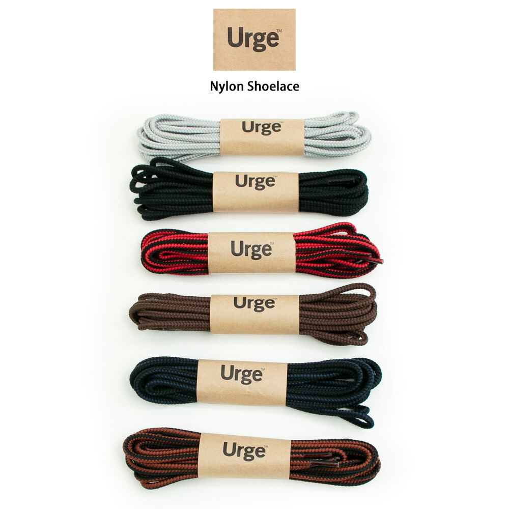 楽天市場 Fashion The Sale限定 10 Off メール便発送 Urge アージ ナイロン シューレース 全6色 ブーツ 靴ひも 靴紐 丸紐 2本入り Mavazi インポートクロージング