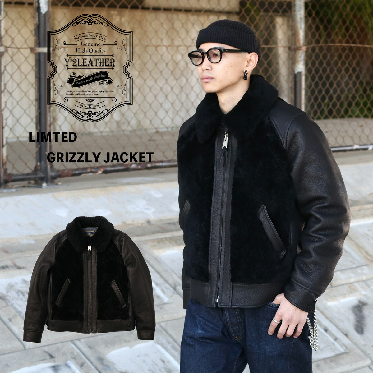 楽天市場】ワイツーレザー Y'2 LEATHER レザージャケット DB-140-25SP