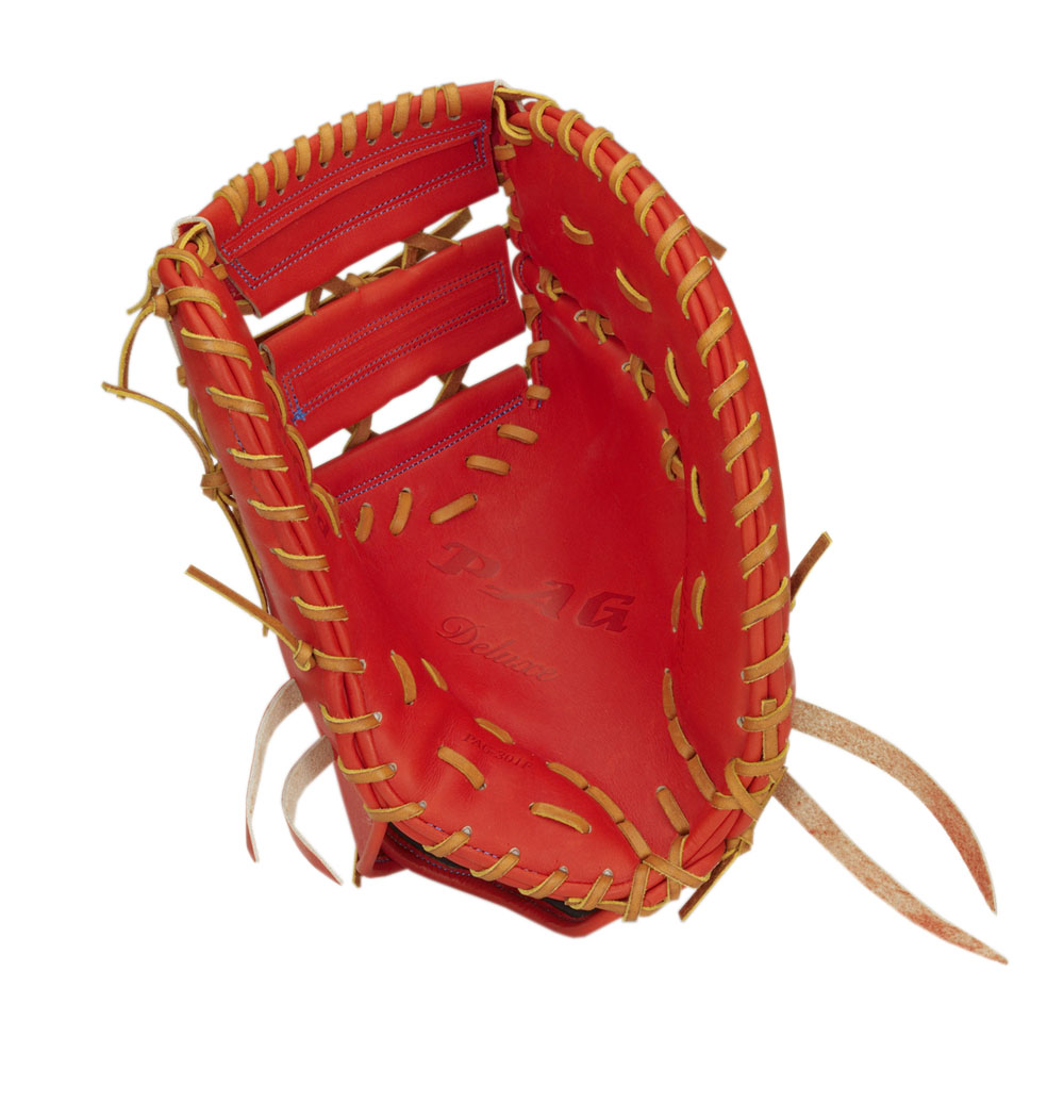 1個限定 一塁手用 硬式 ミット ハイゴールド HI-GOLD オレンジ 左投げ 橙 高校 野球 PAG-301F 送料無料 2018年モデル｜ラックスポーツ 18,744円