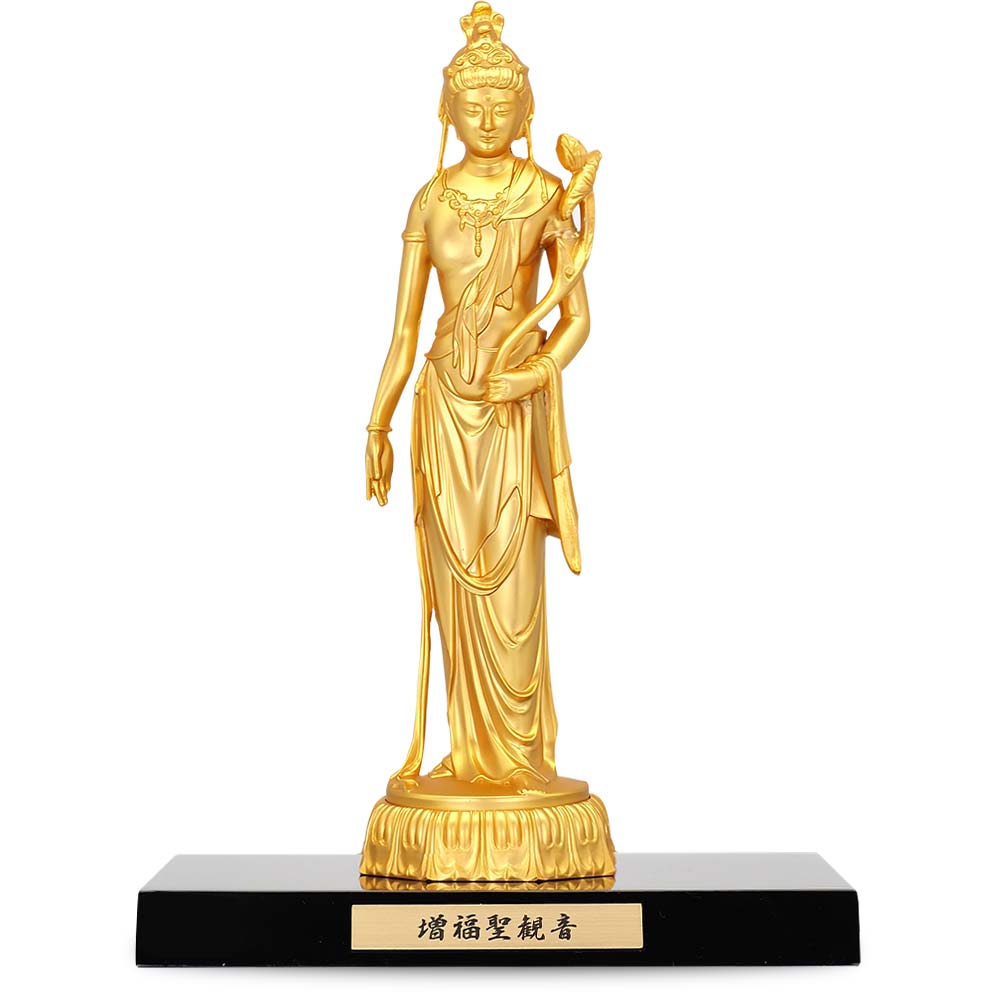 楽天市場】観世音菩薩像 銅製 金箔仕上 高さ100cm 十三仏 高岡