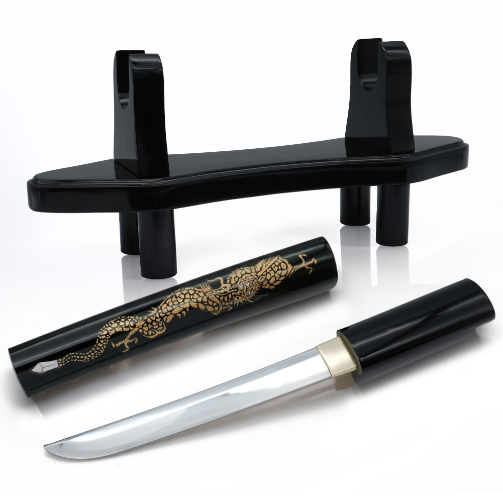 楽天市場】模造刀（日本刀の模造品） ミニミニ竜セット（金） : ハート