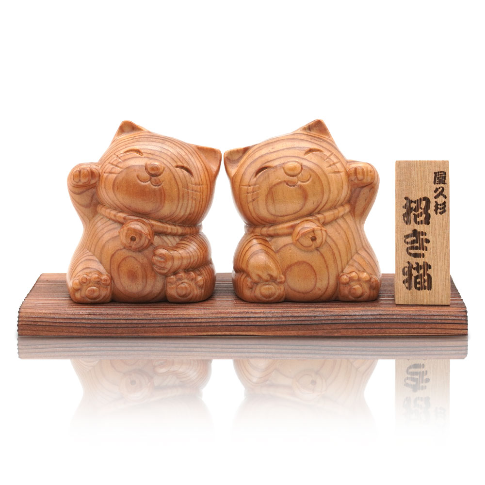 楽天市場】屋久杉 七福神 置物 開運 縁起物 木彫り 郡山康則作 屋久杉