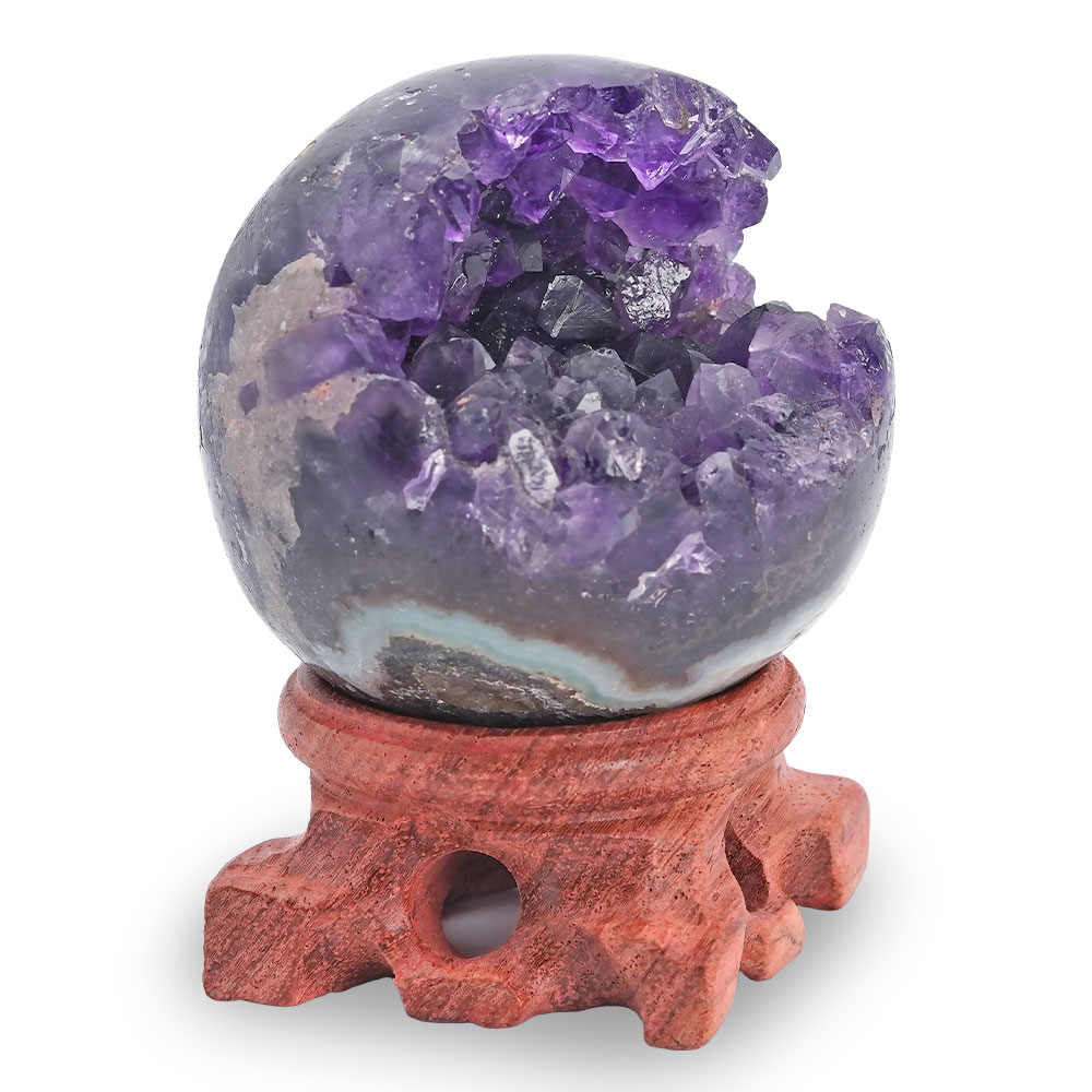 楽天市場】アメジスト 笑口 丸玉 直径74mm 511g 台座付き