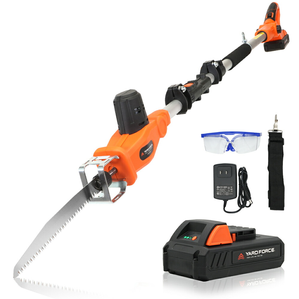 楽天市場】枝切り電動ノコギリ コードレス 高枝 チェーンソー 軽量