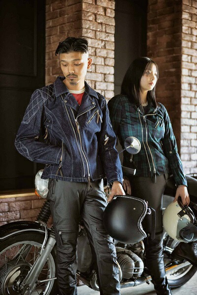maxfritz femme マックスフリッツ42 デニムライダース　ジャケット デニムダブルライダースジャケット/レディース限定 | マックス