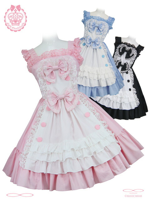 ー品販売 ワンピース 8k1001 エプロンティーパーティージャンパースカート マキシマム ロリータ 甘ロリ ゴスロリ アリス 8k1001 Dgb Gov Bf