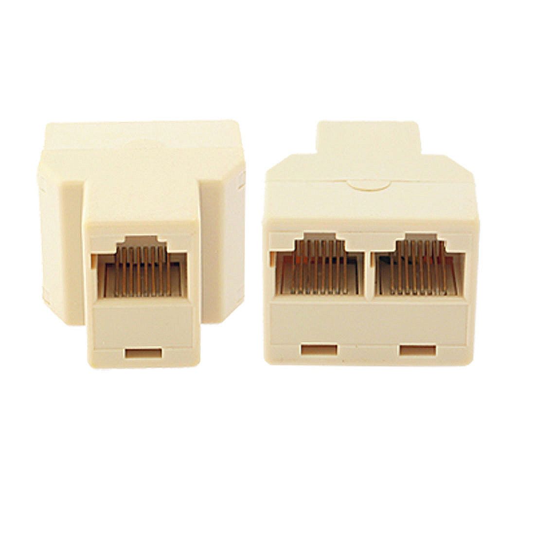 人気メーカー・ブランド アイボリー限定 ギガビット LANケーブル用中継 RJ45CSET2 長さが足りない時に継ぎ足し コンパクト 2個セット メス-メス  RJ-45延長コネクタ LANケーブル中継 PCケーブル、コネクタ