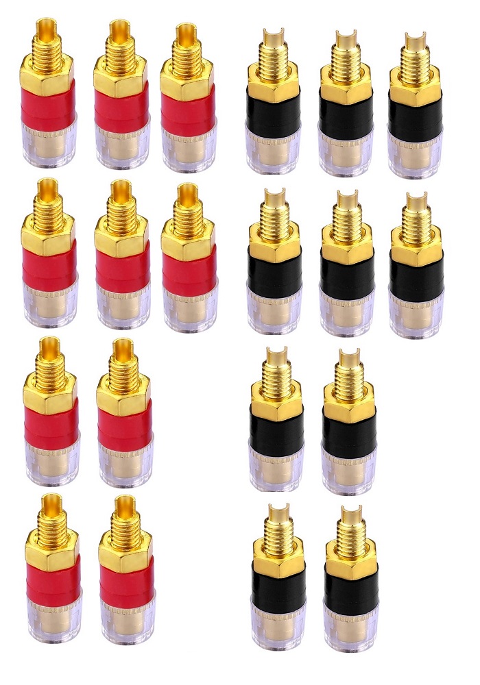 スピーカーターミナル バインディング ポスト 端子14mm 赤 黒 60個セット 楽天市場】バナナプラグ 対応 スピーカーターミナル