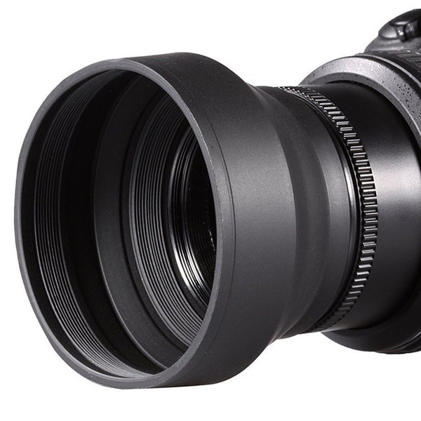 ズームレンズ　+遮光フード+フィルター 楽天市場】ラバーレンズフード 折り畳み可能 49mm 52mm 55mm