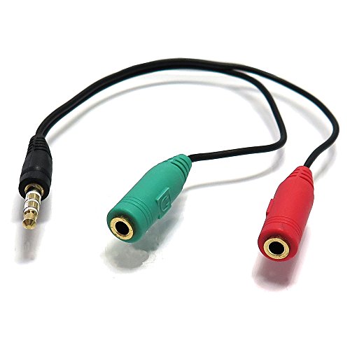 楽天市場】3.5mmステレオプラグ4極→音声・マイク分岐ケーブルステレオ