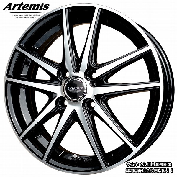 楽天市場】□ Artemis MA-01 □綺麗な軽四用16inホイールHankook 165