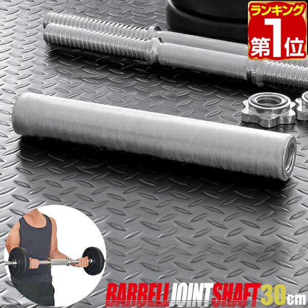 ダンベルシャフト 550mm 2本セット(スクリューカラー付） WILD FIT ワイルドフィット ダンベルシャフト 550mm スクリュー
