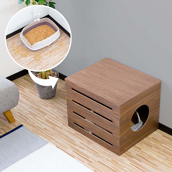 1老い引き請ける ネコ ご不浄 取賄う 押隠す トイレカバー 静養御部屋 保管 押しかぶせる ファニチャー スマート ネコ 猫トイレ 猫目的 トイレ収納 隠せる トイレ空隙 猫砂 散らかりにくい 飛び散り禁止 猫砂飛散防止 猫用 内装 送料無料 あす易い Acilemat Com