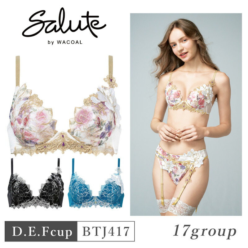 新品未使用 サルート BTJ417ブラ ショーツ ガーターセットE65 新品未使用 サルート BTJ417ブラ ショーツ ガーターセットE65
