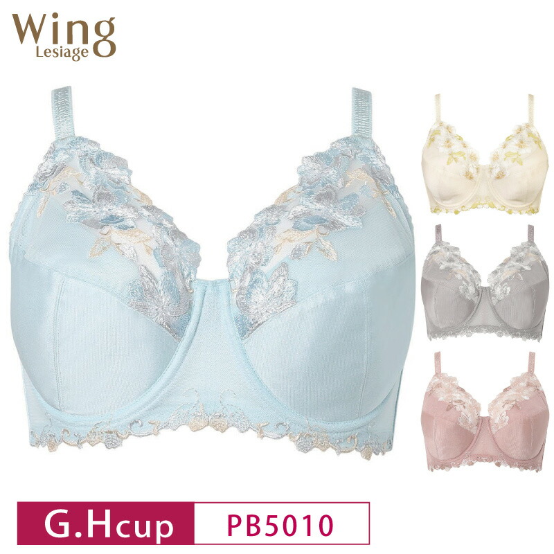 23%OFF Wacoal ワコール Wing ウイング Lesiage レシアージュ 5010シリーズ Classic3 フルカップ ブラジャー G・Hカップ PB5010 glm