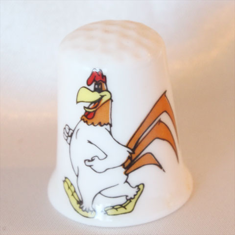 楽天市場 フォグホーン レグホーン Foghorn Leghorn おしゃべりなニワトリ ワーナーブラザース ルーニーテューンズ Looney Tunes アニメ シンブル 指貫き ソーイング アイテム プレゼント 新品 未使用 メイ フェアリー楽天市場店