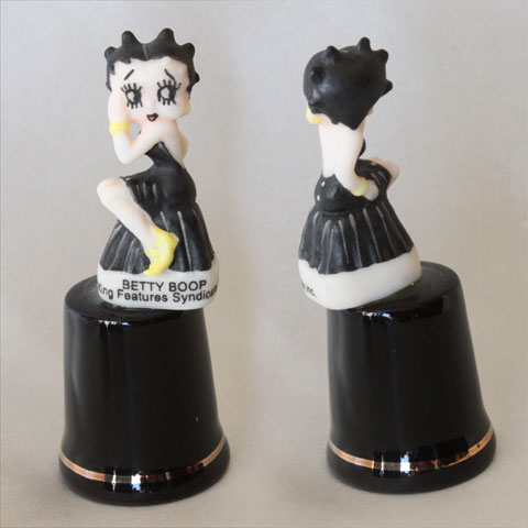 ベティ ブープ Betty Boop 図形 真似形いの一番 浅ぐろい御召しもの スターリング＆古典派音楽 sterling \u0026 Classic WB 制限事項ふり出し シンブル 指貫き 仕立てもの 寄せあわせ 品目 差し上げ物 新品 未当てはめる 【貨物輸送無料】