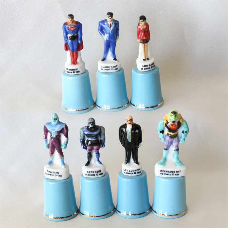 超人 Superman 図形 模範例とっ始め WB ワーナーブラザース 押さえる振り出し  模範例とっ始め スターリング ＆ 古典派音楽 Sterling \u0026 Classic シンブル 指貫き 仕立てもの 【貨物輸送無料】