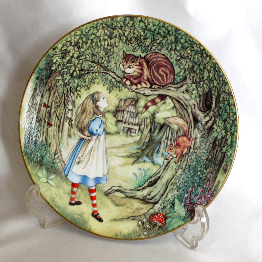 楽天市場】不思議の国のアリスの絵皿 ハートの女王様のクロケー