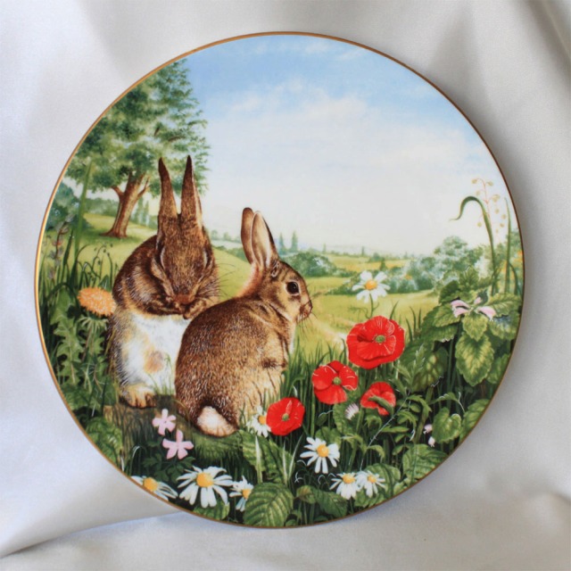 楽天市場】1988年 可愛い子猫 カントリー キティン コレクション 絵皿