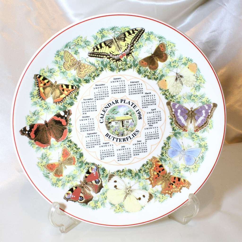 ウエッジウッド1989年カレンダープレート鳥の柄 楽天市場】カレンダープレート 1989年 第19集 ブリティッシュ バード