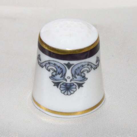 1914円 安心と信頼 ファースト ロイヤルドルトン シンブル コレクション Royal Doulton 美しい花 1986年 プリンストン Princeton 指貫き コレクターズ クラブ ソーイング アイテム プレゼント ヴィンテージ