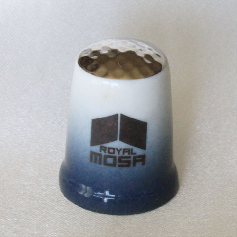 ロイヤル モサ Royal Mosa Hallmark of WGPH 現実の名窯 製作所 大広間 目じるし TCC シンブル 指貫き 仕立てもの キルト パッチワーク 寄せあわせ 個条 生まれ落ちる日 差し上げ物 差し上げ物 ヴィンテージ 【中古】 【貨物輸送無料】 02P19Dec15 02P24Dec15